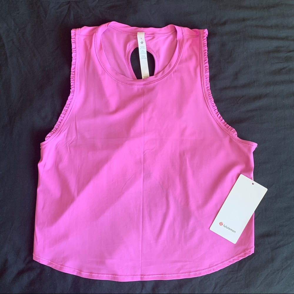 NWT Lululemon Fast As Light Tank *Frilled